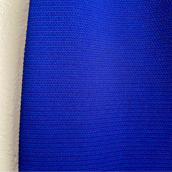 Forever 21 Textured Knit Bodycon Mini Dress Royal Blue size L - Picture 5 of 12